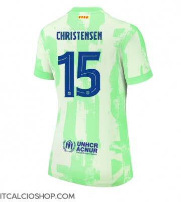 Barcelona Andreas Christensen #15 Terza Maglia Femmina 2024-25 Manica Corta